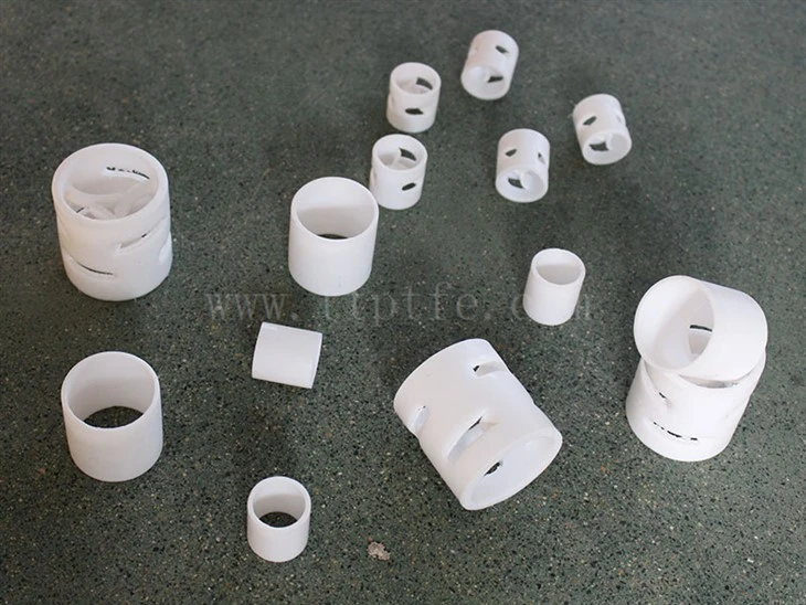 Teflon pall rings